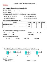 Bộ đề ôn tập cuối học kì II Toán lớp 2 - Năm học 2014-2015
